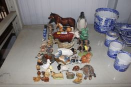 A collection of various ornaments to include a Bes