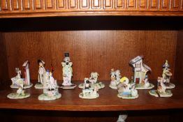 A quantity of Zampiva figurines