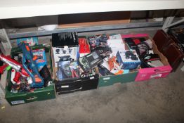 Four boxes containing various sundry items to incl