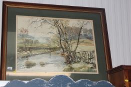 James Chambury, watercolour study 'The Three Stone