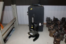 A Green Kat microscope No.219263 in fitted case