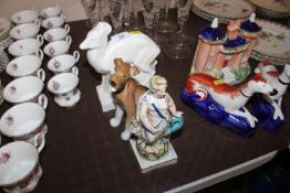 A Staffordshire pearlware type figure of Minerva A