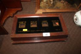 A vintage Country House bell indicator by E.J. Cro