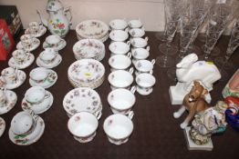 A Royal Albert 'Lavender Rose' pattern tea set