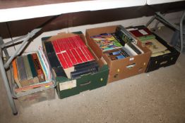 Four boxes of miscellaneous books including Art Re