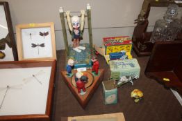 A quantity of miscellaneous toys including a model