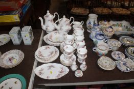 A Royal Albert 'Lavender Rose' pattern tea set