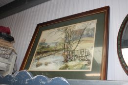 James Chambury, watercolour study 'The three ston