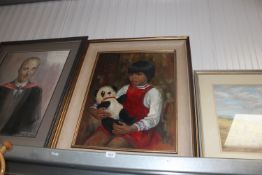 Anthea Du Rose 1933 - 2024, oil on board study 'Al