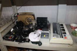 A collection of various cameras to include Canon,