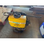 Berthoud knapsack sprayer.
