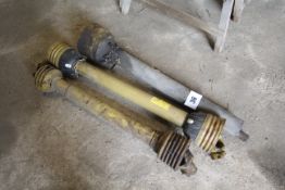 Three PTO shafts.