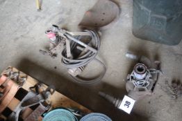 PTO compressor and two sprayer pumps.