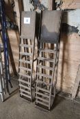 Pair of vehicle ramps.