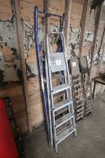 Two step ladders.