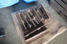 Bolt on cleats for CAT D5 steel track crawler.