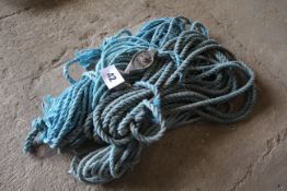 Quantity of rope.