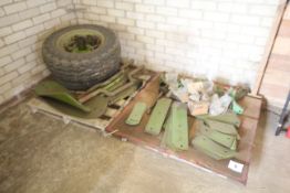 Two pallets of various Dowdeswell plough spares.