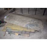 Quantity of rubber matting and a tilt.