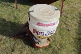 Stocks FanJet 24 slug pelleter on linkage frame. W