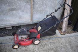 Mowerland petrol lawn mower. Spares or repair. NO VAT. Included by kind permission.