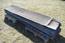 Quantity of roofing sheets.