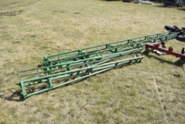 John Deere sprayer boom sections.