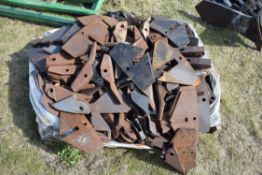 Pallet of Sumo subsoiler parts.