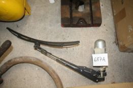 12V motor & wiper arm off a Kawasaki mule.