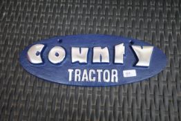 Ford County tractor sign. V