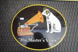 Vitreous HMV sign. V