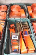 5x 75mm 10T ratchet straps. V