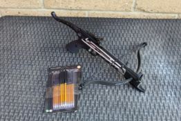 Crossbow & bolts. V (This item can only be purchased by someone over the age of 18 and ID