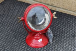 Tractor headlight lamp. V
