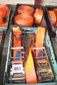 5x 75mm 10T ratchet straps. V