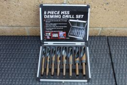 8 pce Deming drill set. V