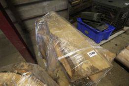 Pallet of various hardwood live edge timber.