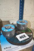 12x 230mm cutting discs and 20x 100mm grinding discs. V