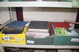 3x Boxes misc manuals.