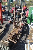 Large quantity of bygones, to include sack hoist, saws, weights, pump etc. V