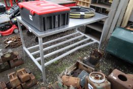 Stainless steel table. V