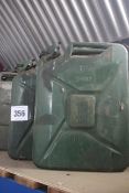 2x Jerry cans. V