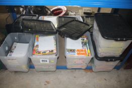 Large quantity (9 boxes) of Classic Tractor / Tractor and Machinery magazines.