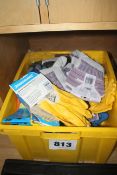 Large quantity of work gloves. V