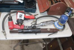 Various air tools.