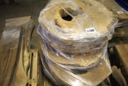 Pallet of various hardwood live edge timber.
