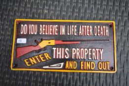 Life & Death sign. V