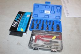 Unused 7/16 helicoil kit and unused tamperproof To