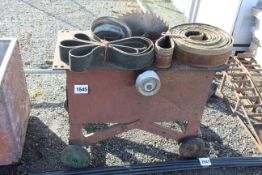 Acrow Walden belt driven sawbench.