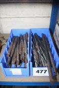 Quantity of Morse Taper milling/ reamer bits.